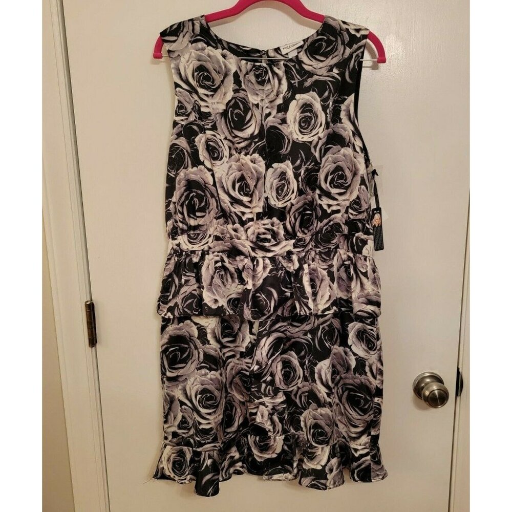 NWT Kate Young Floral Peplum Dress 14